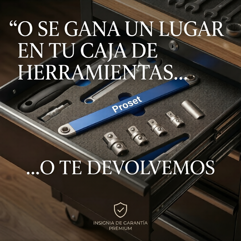 Proset - Llave de extensión descentrada