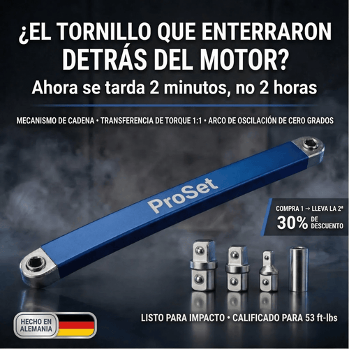 Proset - Llave de extensión descentrada