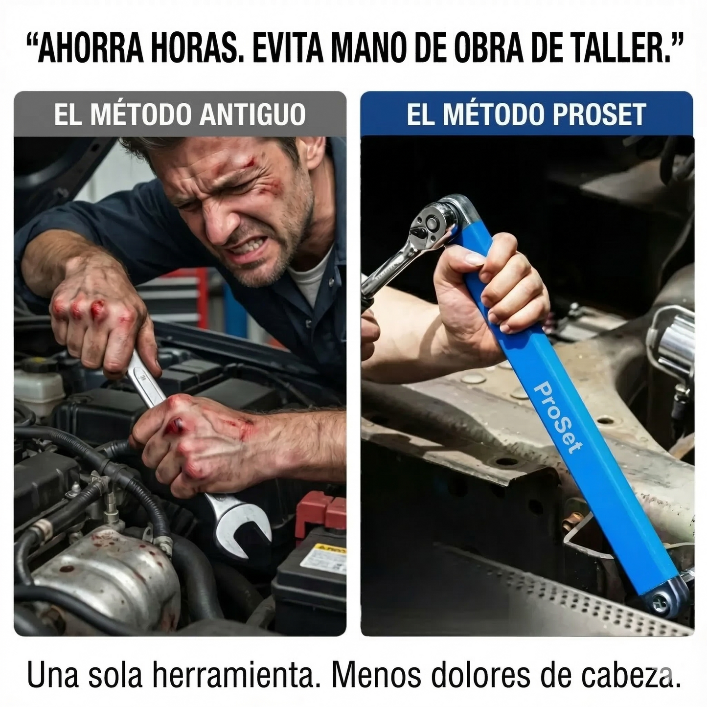 Proset - Llave de extensión descentrada