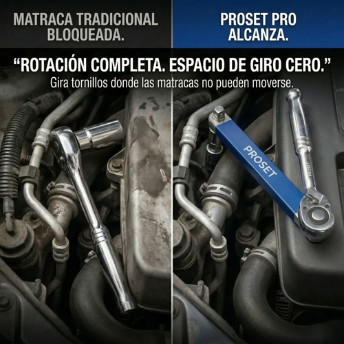 Proset - Llave de extensión descentrada